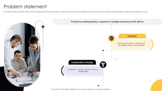Problem Statement Ride Sharing Capital Funding Pitch Deck