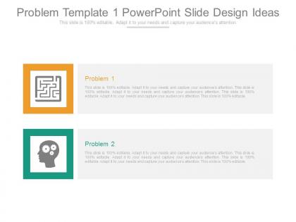 Problem template 1 powerpoint slide design ideas