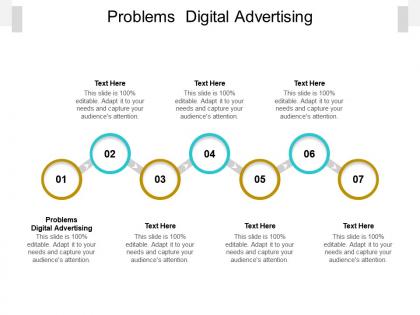 Problems digital advertising ppt powerpoint presentation inspiration introduction cpb