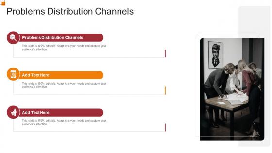 Problems Distribution Channels In Powerpoint And Google Slides Cpb