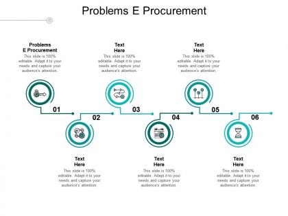 Problems e procurement ppt powerpoint presentation icon tips cpb