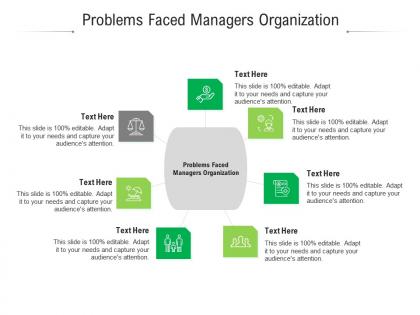 Problems faced managers organization ppt powerpoint presentation model portfolio cpb