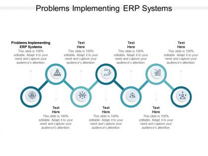 Problems implementing erp systems ppt powerpoint presentation introduction cpb