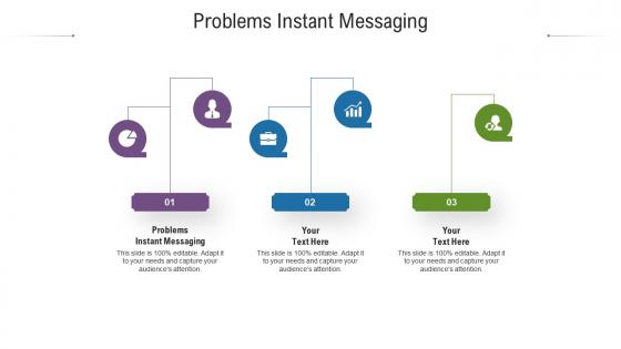 Problems instant messaging ppt powerpoint presentation summary ideas cpb