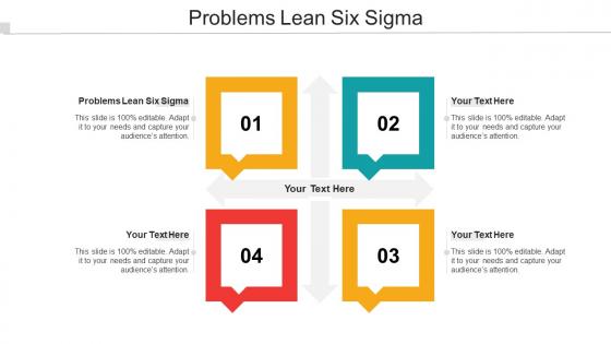 Problems Lean Six Sigma Ppt Powerpoint Presentation Layouts Layouts Cpb