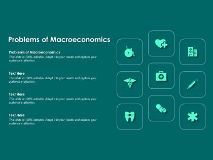 Problems of macroeconomics ppt powerpoint presentation inspiration format