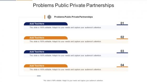 Problems Public Private Partnerships In Powerpoint And Google Slides Cpb