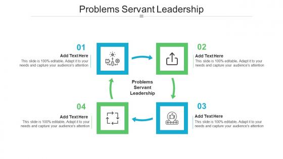 Problems Servant Leadership Ppt Powerpoint Presentation Portfolio Design Ideas Cpb
