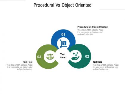 Procedural vs object oriented ppt powerpoint presentation layouts background cpb