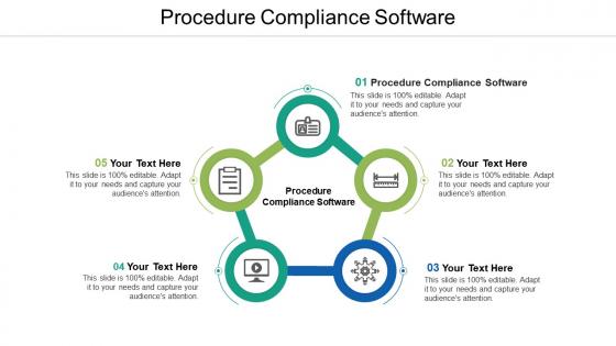 Procedure compliance software ppt powerpoint presentation model cpb