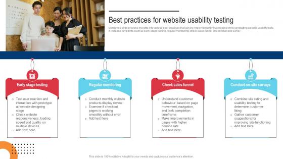 Procedure For Successful Best Practices For Website Usability Testing