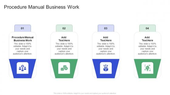 Procedure Manual Business Work In Powerpoint And Google Slides Cpb