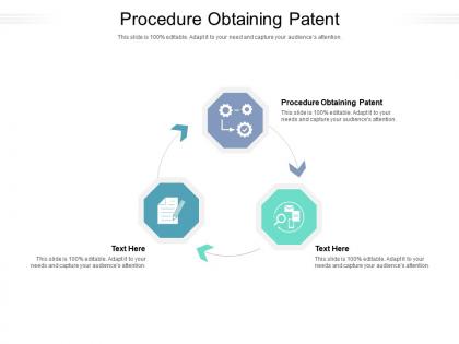Procedure obtaining patent ppt powerpoint presentation slides images cpb