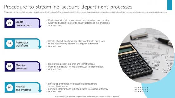 Streamlines Accounting PowerPoint Presentation and Slides PPT Template ...