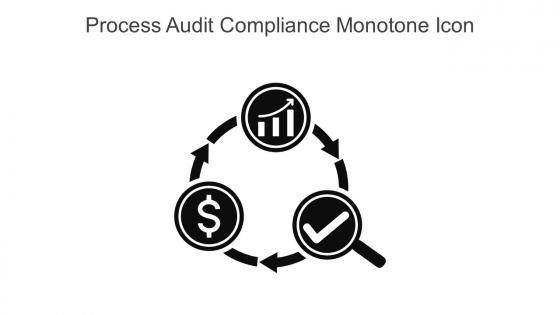 Process Audit Compliance Monotone Icon In Powerpoint Pptx Png And Editable Eps Format