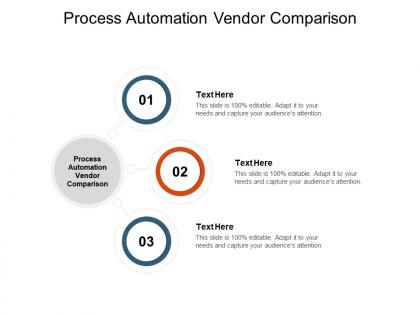 Process automation vendor comparison ppt powerpoint presentation skills cpb