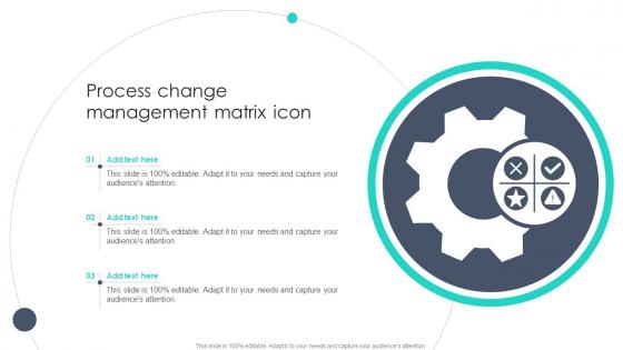 Process Change Management Matrix Icon