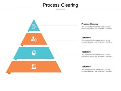 Process clearing ppt powerpoint presentation layouts portrait cpb