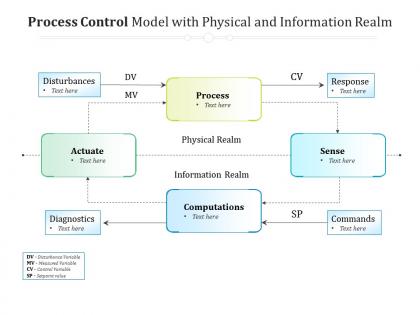 Process control model with physical and information realm