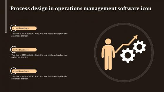 Process Design In Operations Management Software Icon
