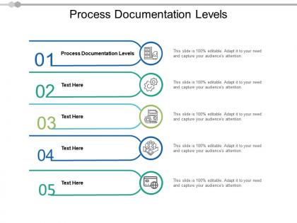 Process documentation levels ppt powerpoint presentation portfolio model cpb