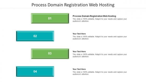 Process domain registration web hosting ppt powerpoint presentation styles example cpb