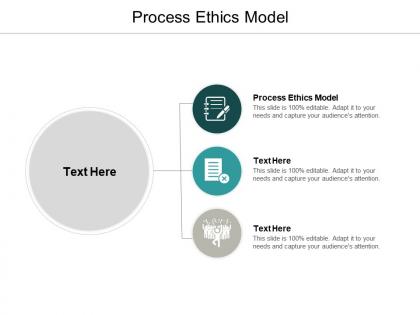 Process ethics model ppt powerpoint presentation professional maker cpb