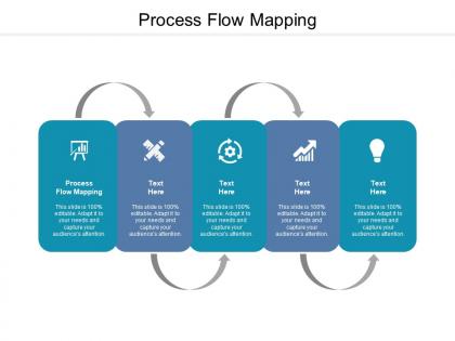 Process flow mapping ppt powerpoint presentation icon elements cpb