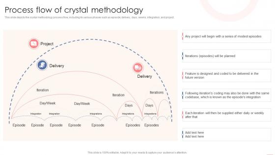 Process Flow Of Crystal Methodology Agile Crystal Methodology IT