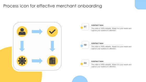 Process Icon For Effective Merchant Onboarding