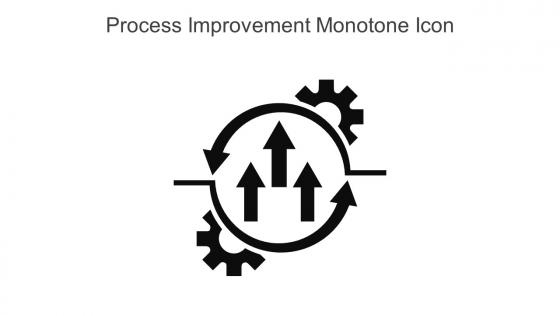 Process Improvement Monotone Icon In Powerpoint Pptx Png And Editable Eps Format