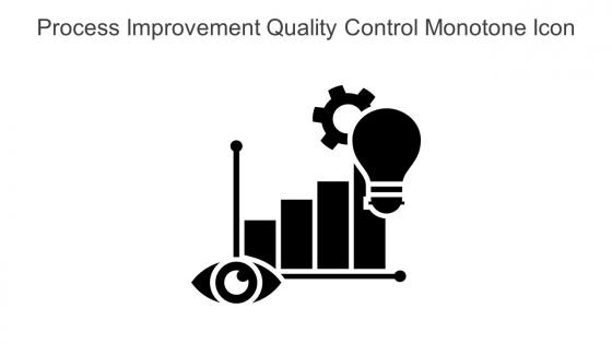 Process Improvement Quality Control Monotone Icon In Powerpoint Pptx Png And Editable Eps Format