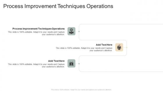 Process Improvement Techniques Operations In Powerpoint And Google Slides Cpb