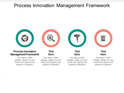 Process innovation management framework ppt powerpoint presentation summary graphics cpb