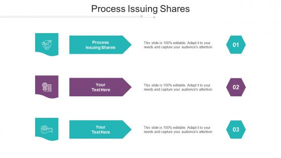 Process Issuing Shares Ppt Powerpoint Presentation Icon Diagrams Cpb