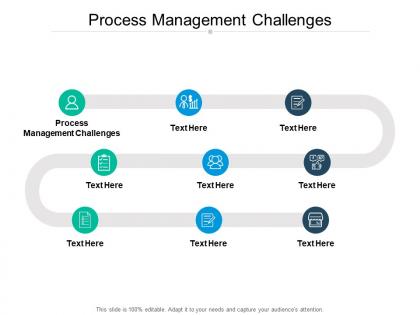 Process management challenges ppt powerpoint presentation inspiration graphics cpb