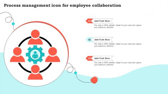 Process Management Icon For Employee Collaboration