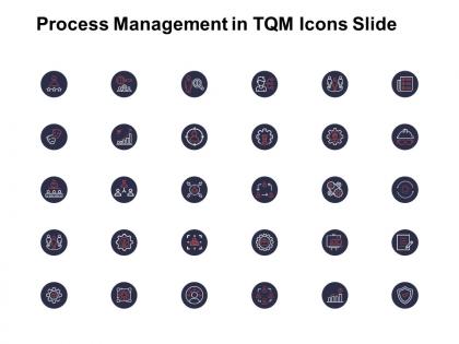 Process management in tqm icons slide growth ppt powerpoint presentation ideas professional