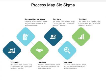 Process map six sigma ppt powerpoint presentation icon maker cpb