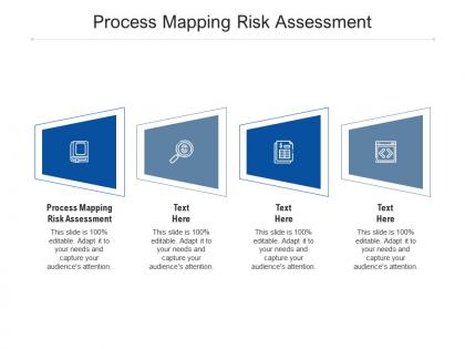 Process mapping risk assessment ppt powerpoint presentation summary background cpb