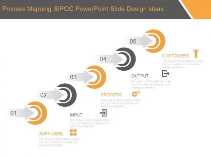 Process mapping sipoc powerpoint slide design ideas