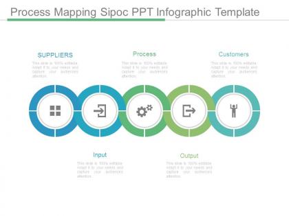 Process mapping sipoc ppt infographic template