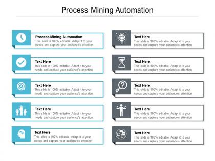 Process mining automation ppt powerpoint presentation styles design ideas cpb