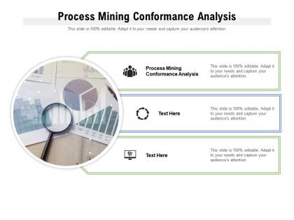 Process mining conformance analysis ppt powerpoint presentation ideas templates