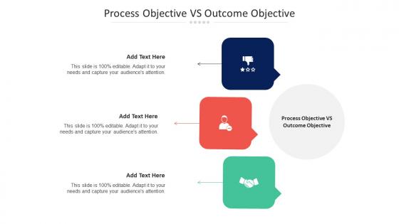 Process Objective Vs Outcome Objective Ppt Powerpoint Presentation Infographics Cpb