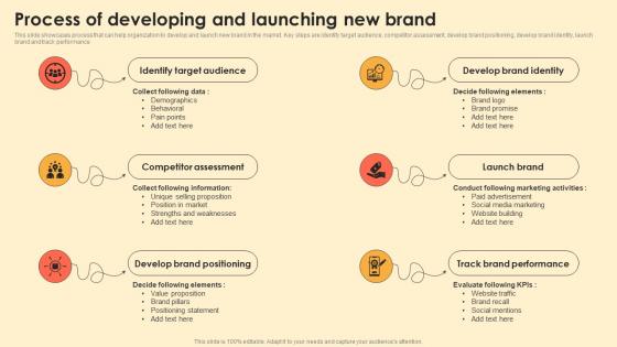 Process Of Developing And Launching New Brand Digital Brand Marketing MKT SS V