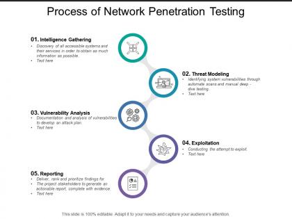 Process of network penetration testing