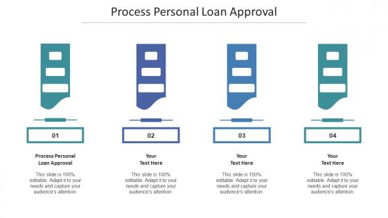 Process Personal Loan Approval Ppt Powerpoint Presentation Slides Icon Cpb