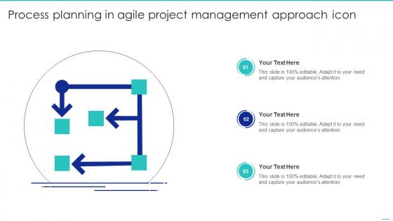 Process Planning In Agile Project Management Approach Icon