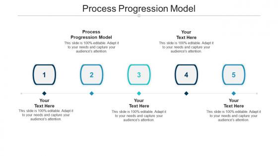 Process progression model ppt powerpoint presentation icon example cpb